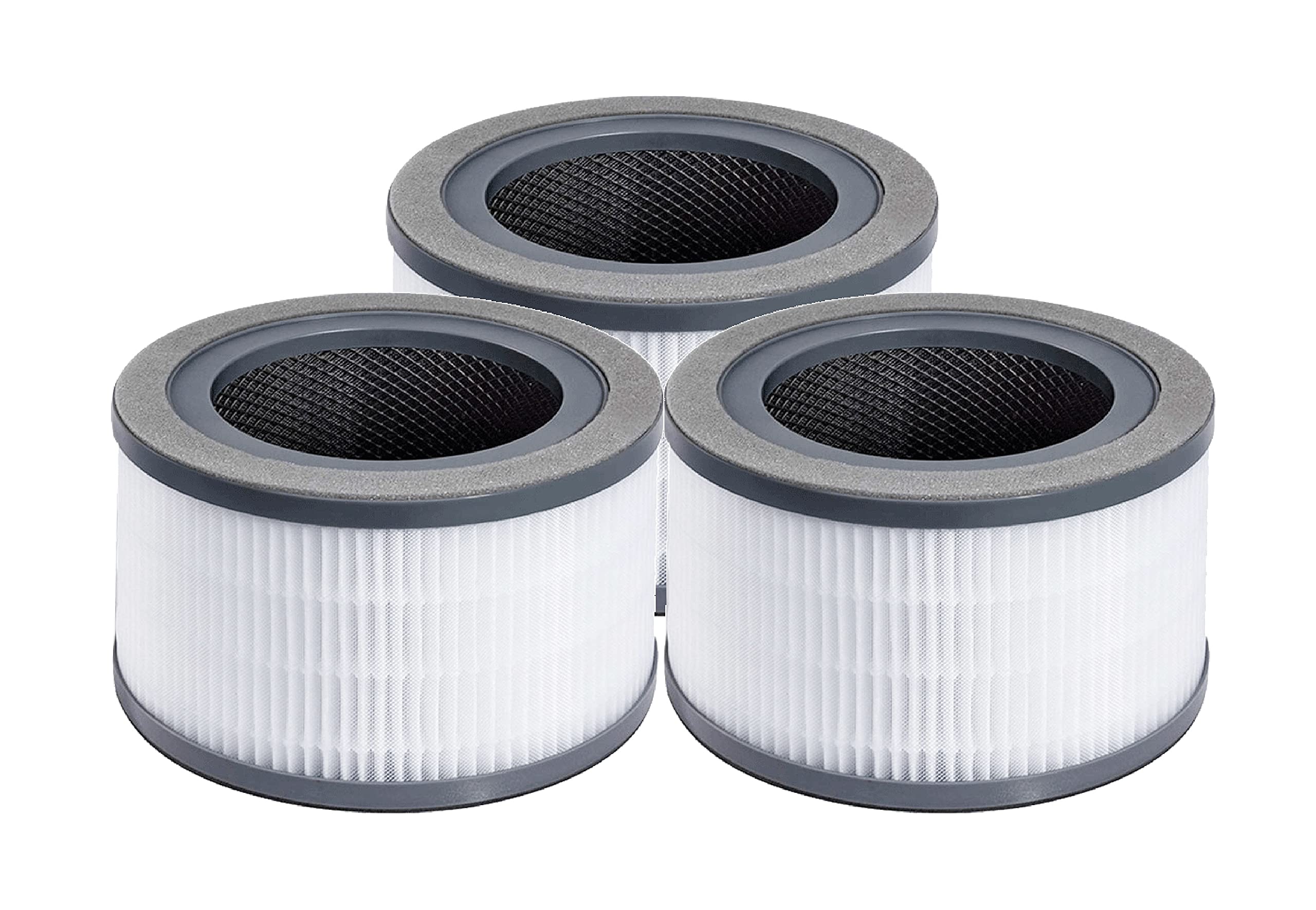 Nispira Vista 200 3-in-1 True HEPA Carbon Filter Replacement for Levoit Air Purifier Vista 200-RF - 3 Pack | Compatible with LV-H132 & LV-H133 | Perfect for Home, Office & Bedroom Air Purification
