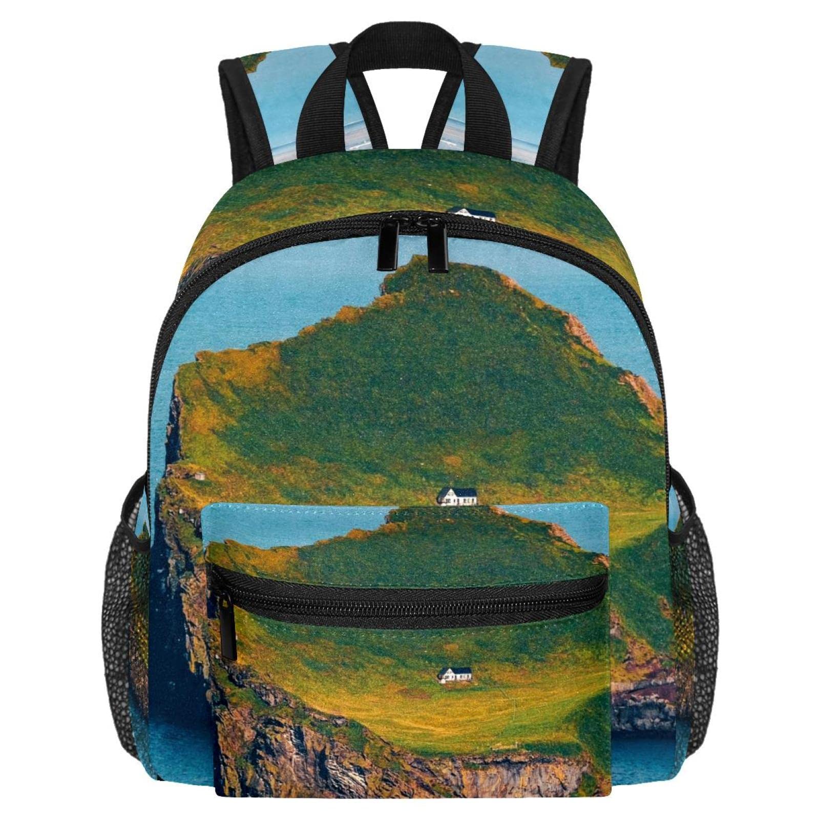 **Lightweight Mini Backpack for Kids & Teens - Small Bookbag with Lonely Island Print - Perfect for School, Travel & Daily Use**