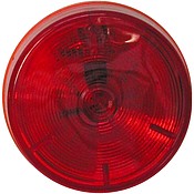 PM M233R LED Clearance Marker with Auxiliary Function - 2.5 Inch Amber Side Marker Light for Trucks, Trailers & RVs - Waterproof & Durable for Outdoor Use