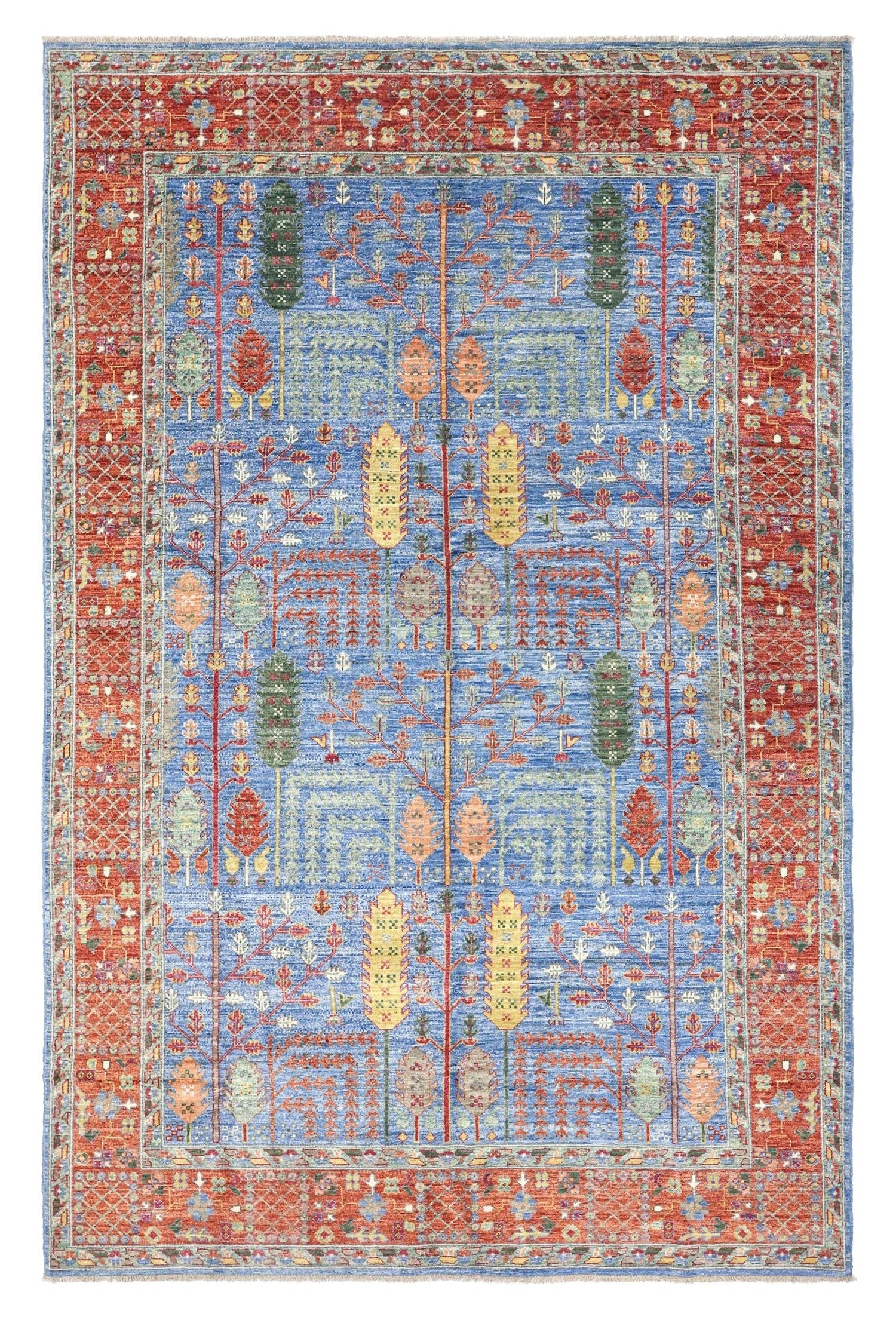 Handwoven Bakshaish Willow Tribal Rug - Authentic Persian Design, J77771 - Perfect for Boho Chic Living Room, Bedroom & Home Decor