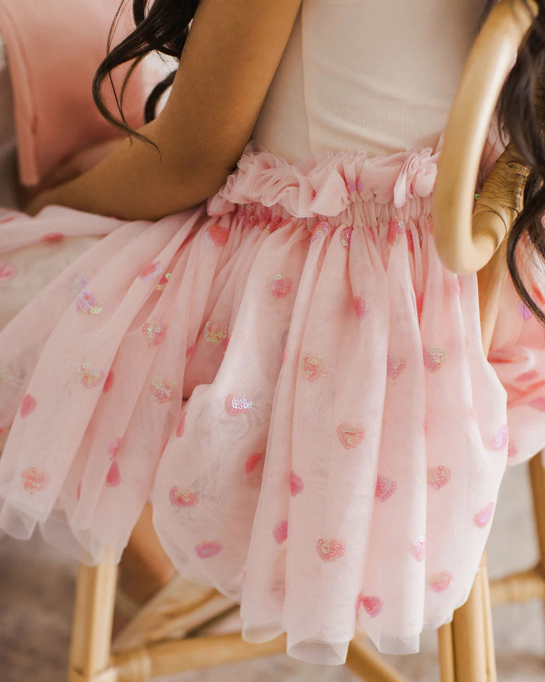 Nora Lee Lottie Tutu Set - Blush Pink Ballet Tutu Skirt for Girls | Perfect for Dance Recitals, Ballet Classes, Birthday Parties & Photo Shoots