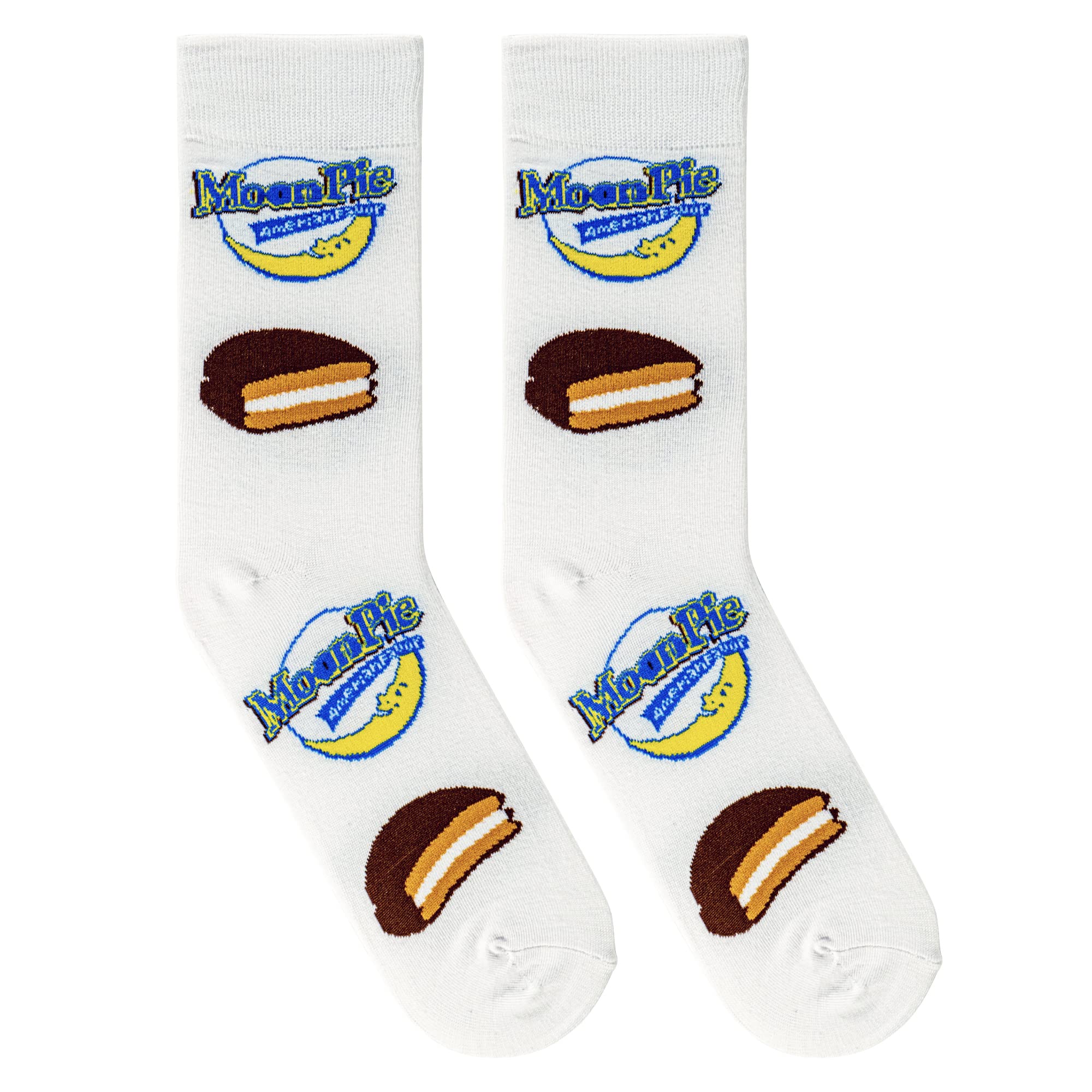 Funny Food & Snacks Themed Crazy Socks - Assorted Prints Crew Socks for Men & Women (Large Size) - Perfect for Gifts, Parties, and Casual Wear