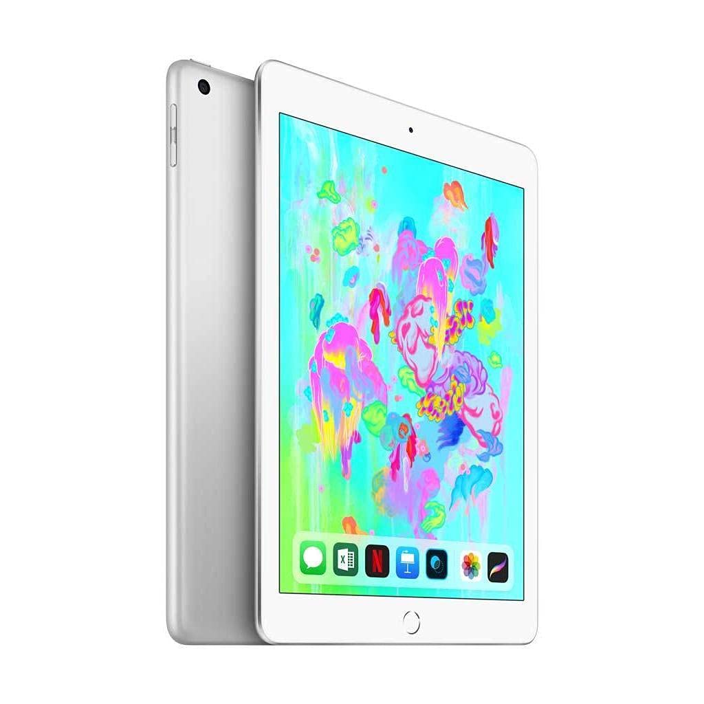 Refurbished 2018 Apple iPad 9.7-inch Wi-Fi 32GB - Silver | Fast Performance for Work, School & Entertainment | Perfect for Online Classes, Business Meetings & Streaming