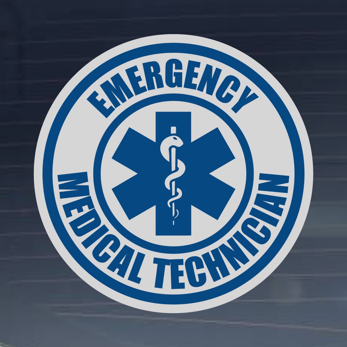 5-inch Full Color Vinyl Decal - EMT Arc Hard Hat Helmet Design for Emergency Medical Technicians | Perfect for Helmets, Laptops, Water Bottles & Work Gear Customization