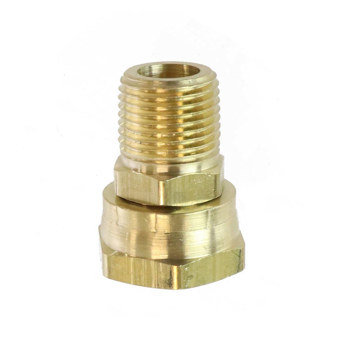 Pulex Garden Hose Fitting & Hydro Cart Inlet - Heavy Duty Brass Connector for Outdoor Watering, Irrigation Systems & Car Wash Stations