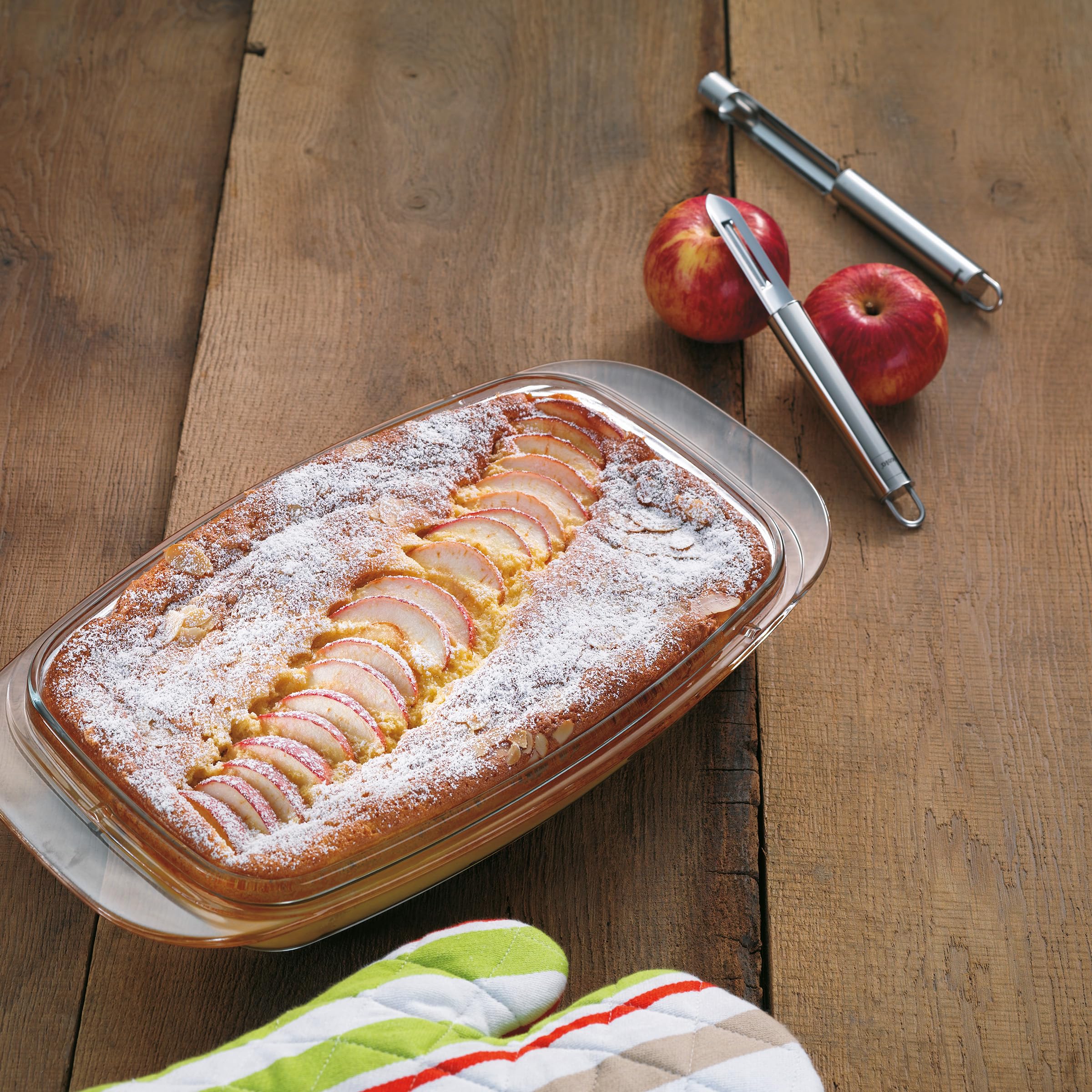 Kela 15152 4.5L Rectangular Oven Pot - Durable Ceramic Baking Dish for Casseroles, Lasagna & Roasts | Perfect for Family Dinners & Holiday Cooking