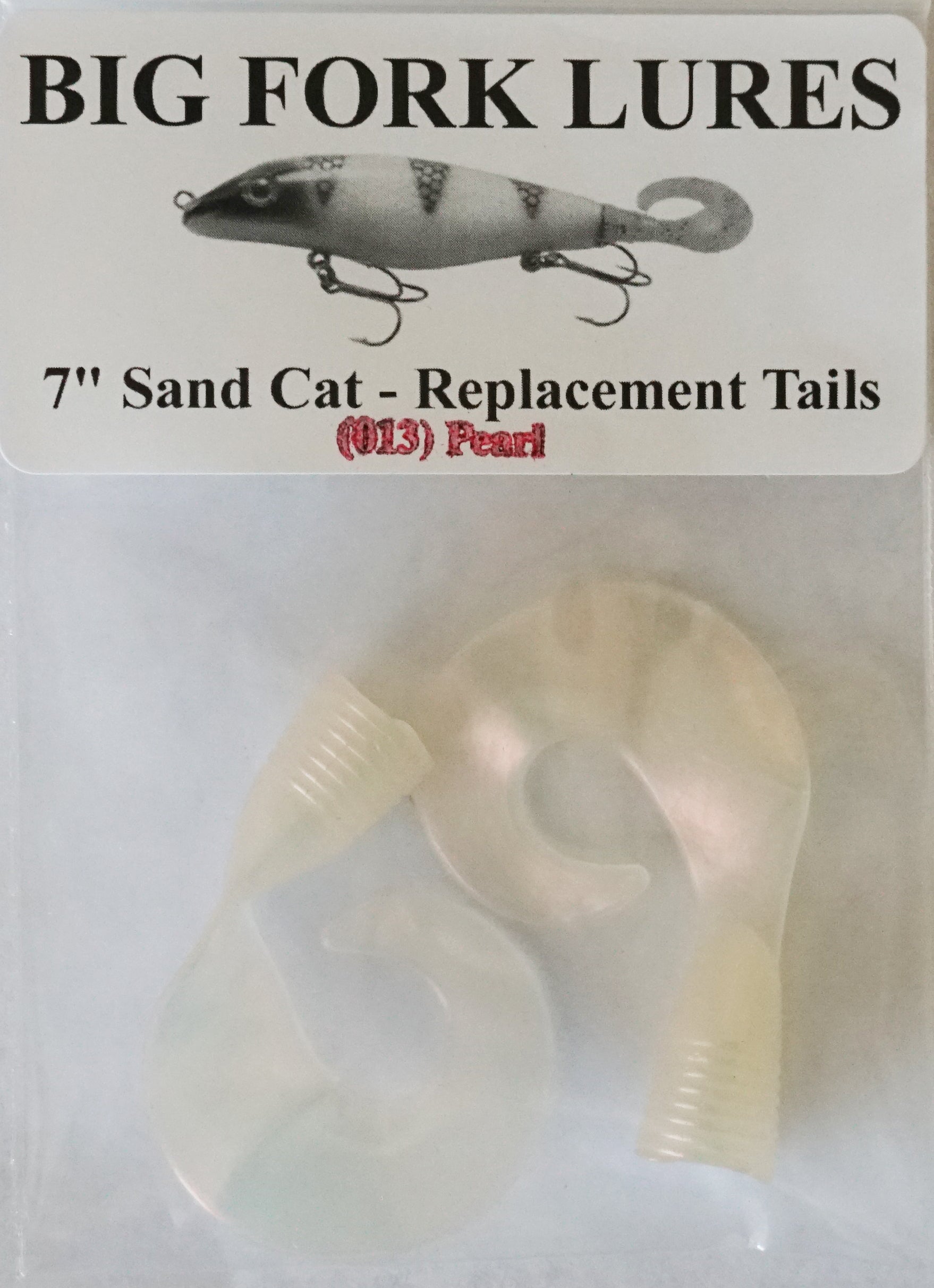 Big Fork Lures Sand Cat LAT Replacement Tails - High Quality Fishing Lure Accessories for Bass, Trout and Walleye - Perfect for Freshwater and Saltwater Angling
