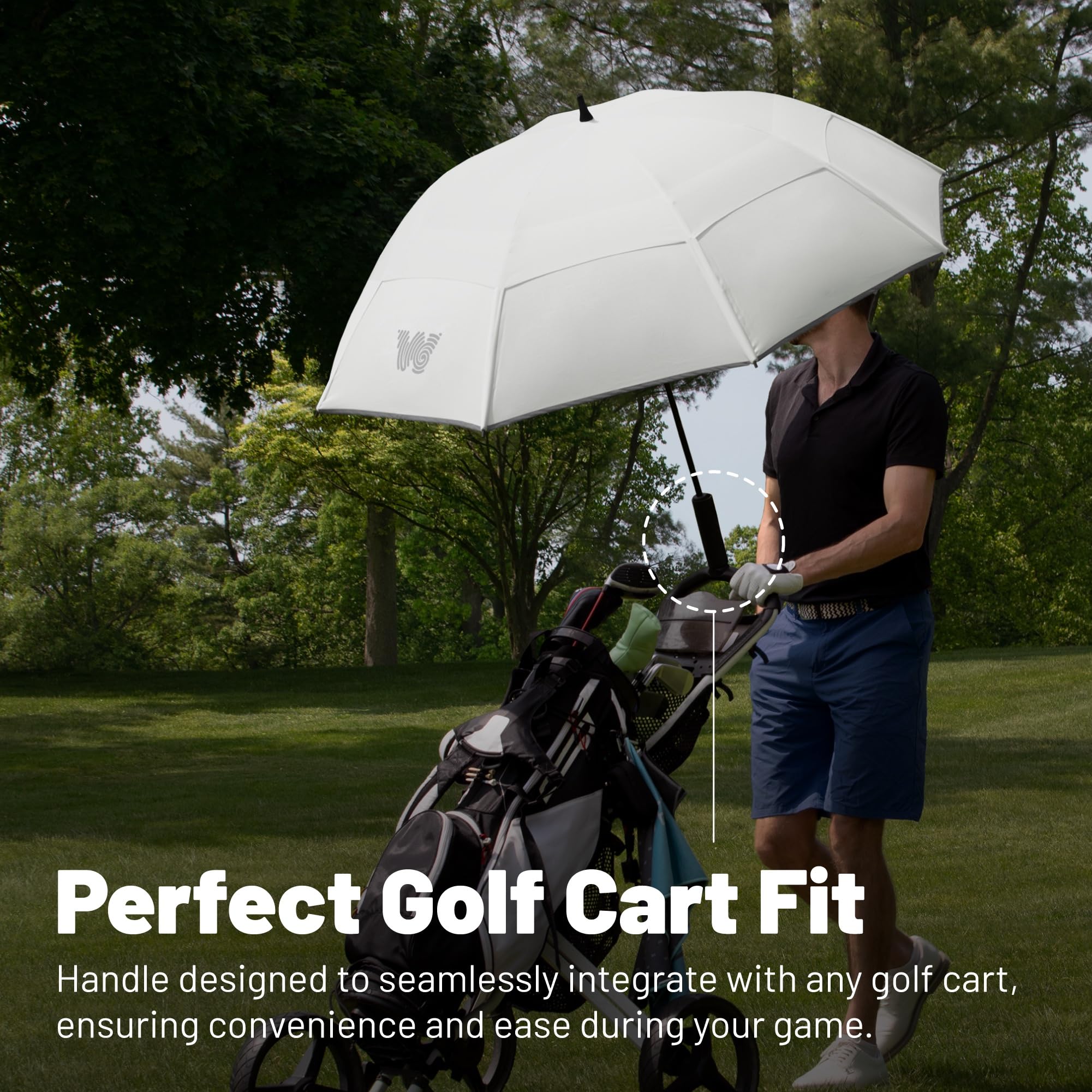 **Weatherproof Automatic Open Golf Umbrella - 68
