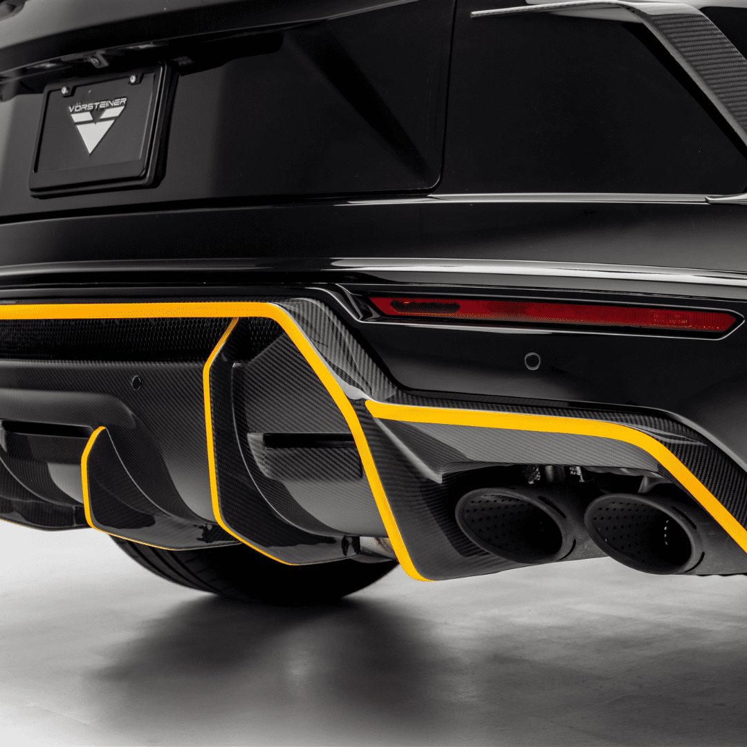 Lamborghini Urus Rampante Edizione Aero Rear Diffuser - Carbon Fiber Spoiler for Lamborghini Urus SUV - Enhance Performance & Style for Racing & Street Driving