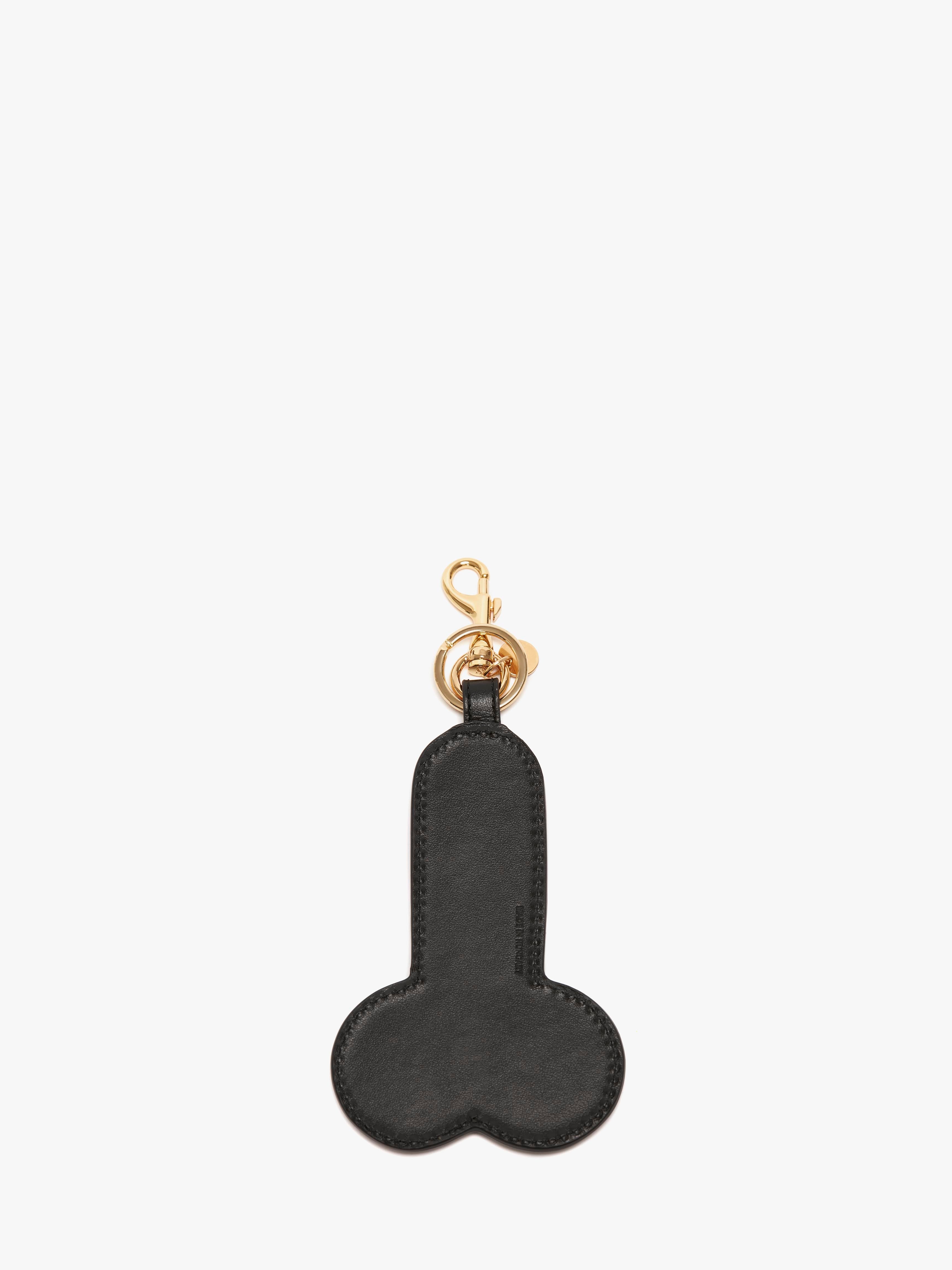 Genuine Leather Penis Keychain - Funny Novelty Keyring for Gifts, Parties & Bachelorette - Perfect for Prank Gifts, Adult Humor & Unique Accessories