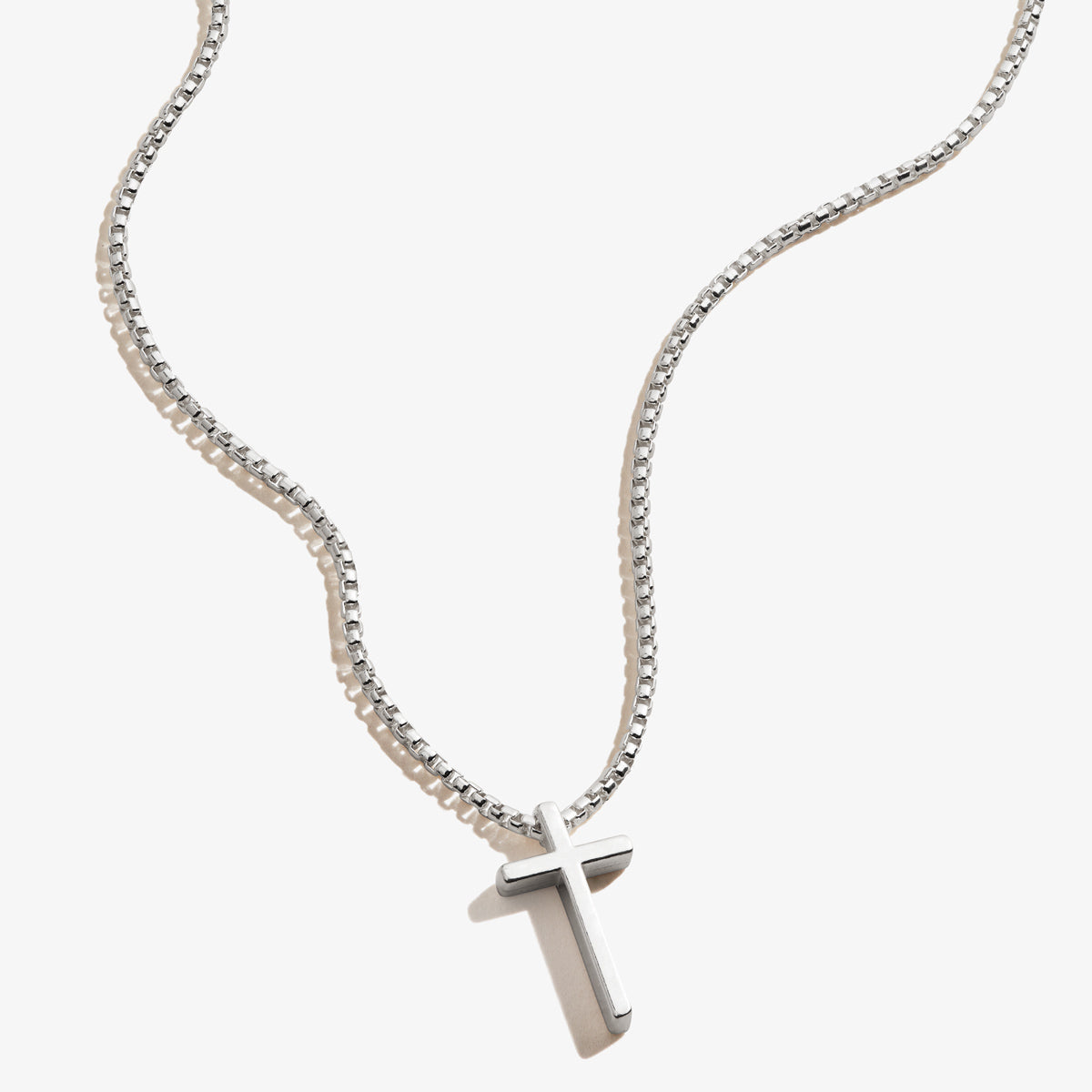 Sterling Silver Cross Necklace for Women & Men - Elegant Religious Jewelry Gift for Baptism, Confirmation & Everyday Wear