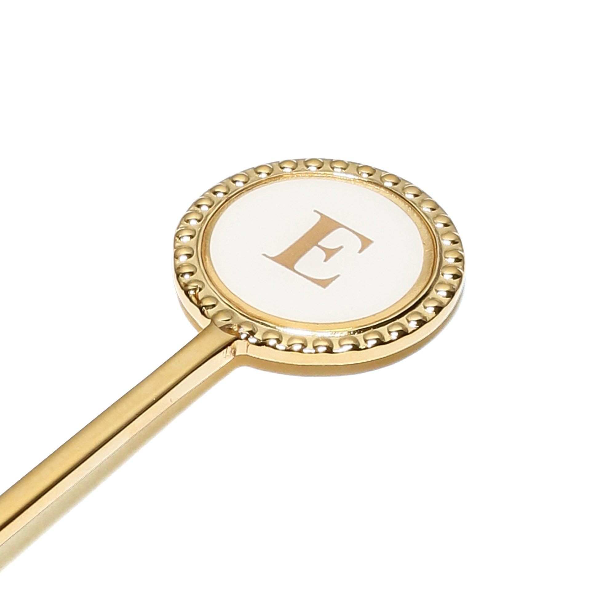 Elegant Initial Teaspoon - Personalized Monogrammed Silverware for Tea, Coffee, and Desserts - Perfect for Bridal Showers, Wedding Gifts, and Special Occasions