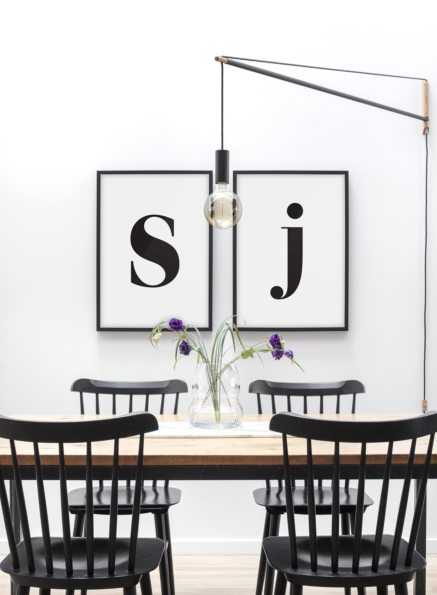 Lowercase Letter S Poster - Educational Alphabet Wall Art for Kids' Rooms & Classrooms - Perfect for Early Learning & Homeschool Decor