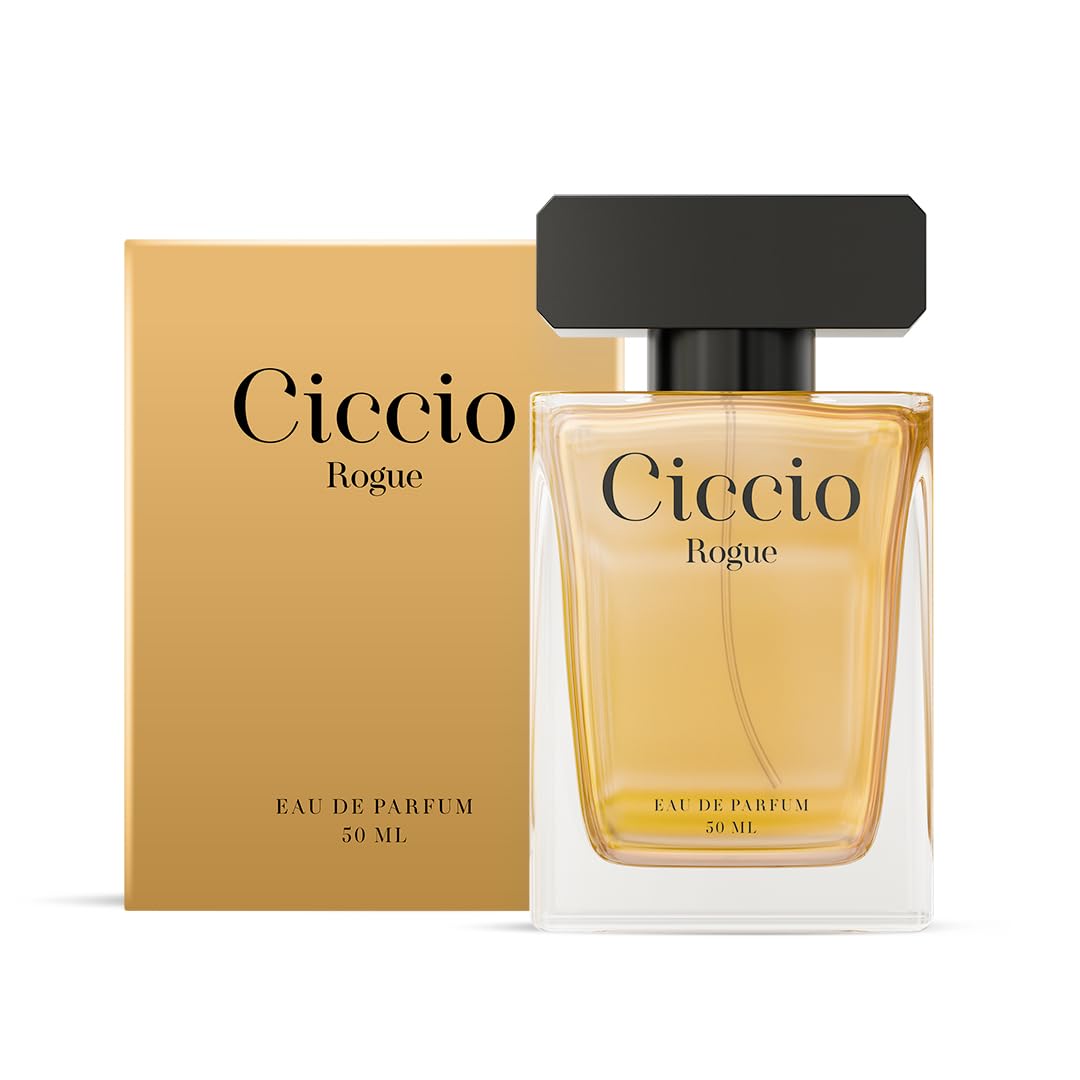 Premium Long-Lasting Luxury Fragrance for Men - Ciccio Aqua & Rogue Eau De Perfume with Citrus Notes of Lemon, Mandarin, Orange & Lavender | 2-Pack (50ml Each) | Perfect for Daily Wear, Office & Special Occasions
