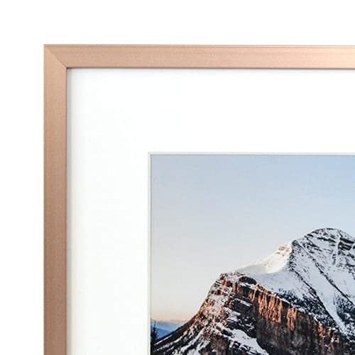 Frame It Easy 15 x 20 Inch Rose Gold Metal Picture Frame - Premium Ashford Collection for Wall Art, Photos & Home Decor | Perfect for Living Room, Bedroom & Office Display