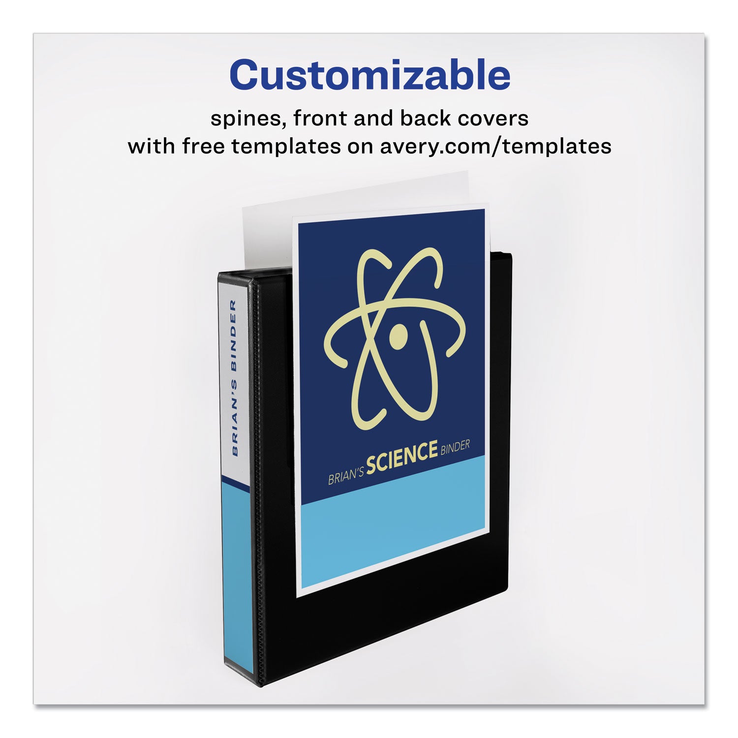 Avery® Durable 3-Ring Binder with Durahinge™ Technology, 1.5