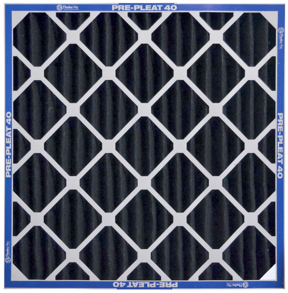 AAF Flanders 81255.022020 20x20x2 Inch Charcoal Pleated Air Filter - 12 Pack | HVAC, Furnace & AC Replacement | Improves Indoor Air Quality for Home & Office
