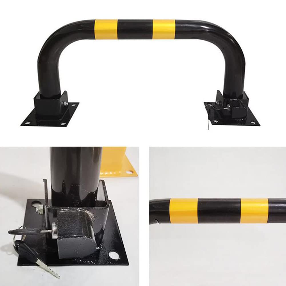 Foldable Parking Barrier Lock - Heavy Duty Community Parking Equipment for Villas, Garages & Transportation Facilities | Durable Parking Pile & Security Solution for Residential & Commercial Areas