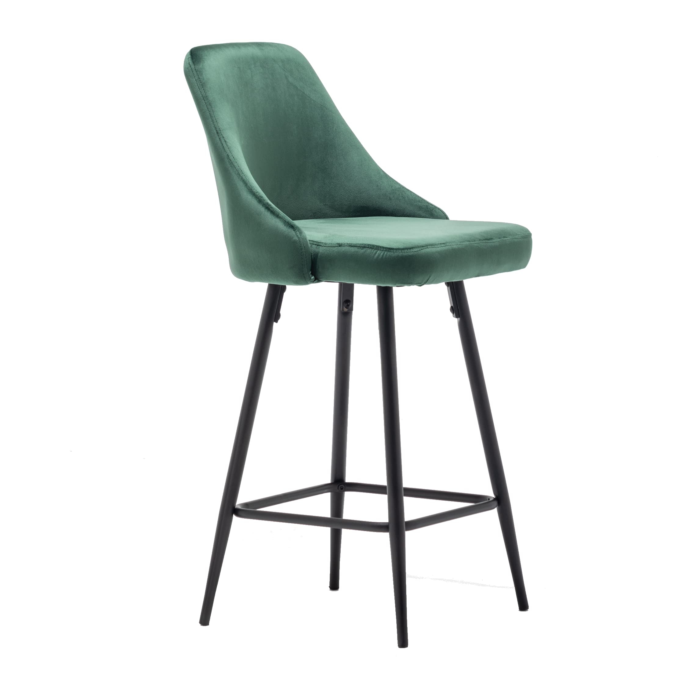 BTEXPERT® Set of 2 Premium Upholstered Dining Bar Stools - 25