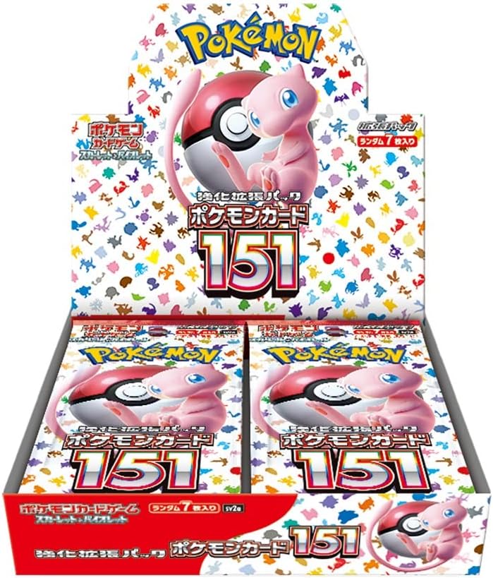 Pokemon TCG: Scarlet & Violet 151 Booster Box (20 Packs) - Japanese Import - Collectible Trading Cards for Battles & Display