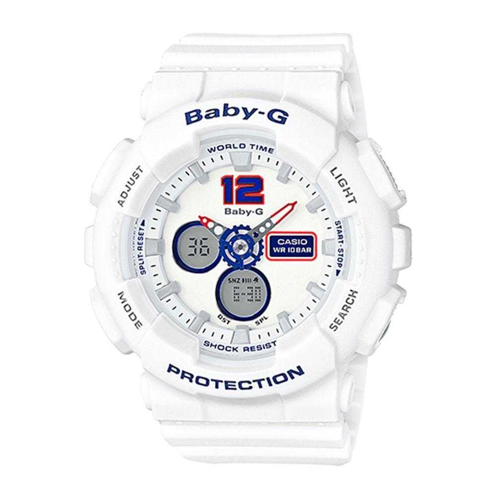 CASIO BABY-G BA-120TR-7BDR Digital Sport Watch for Women - Shock Resistant, Water Resistant, LED Light - Perfect for Running, Swimming & Outdoor Activities