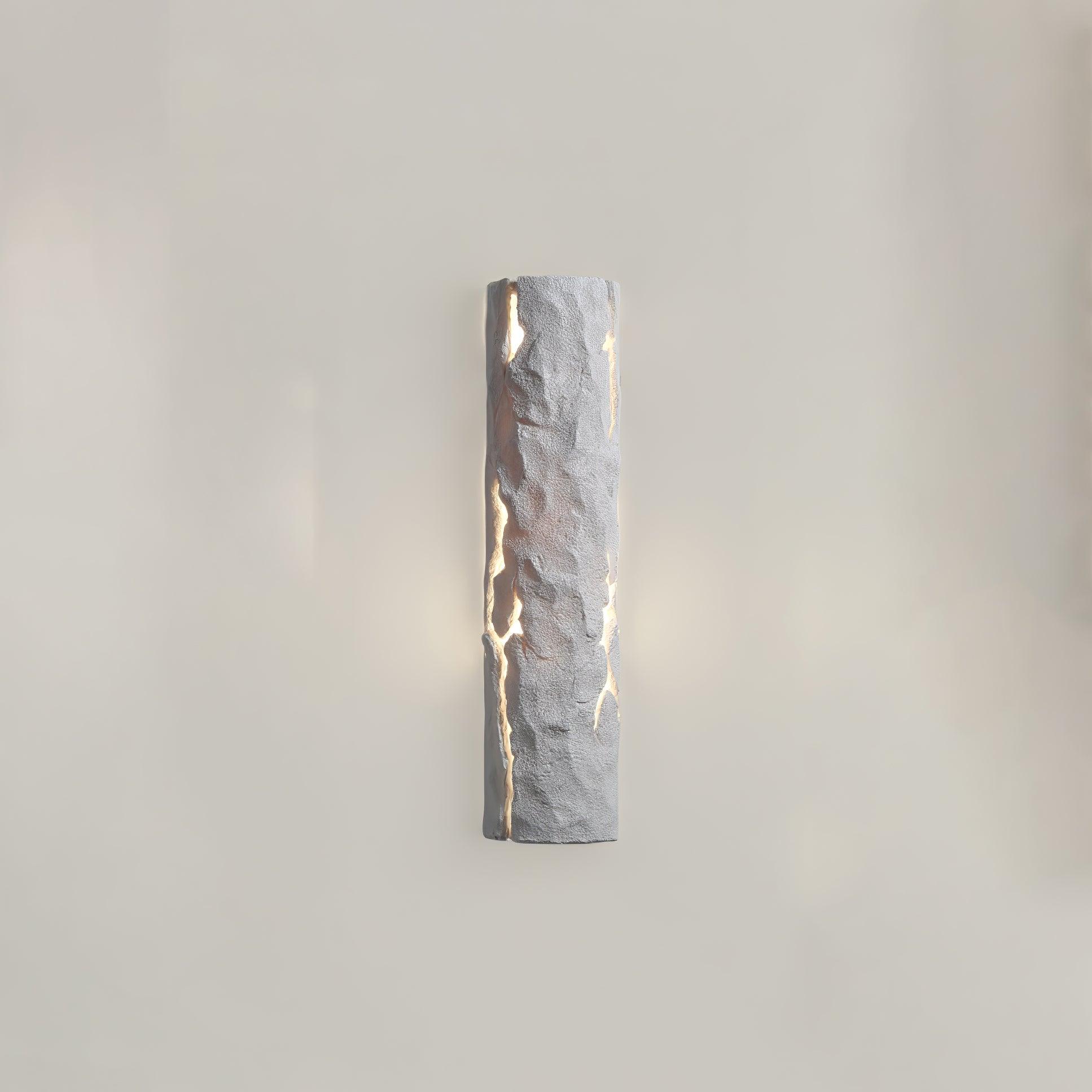 Broken Bark Wall Light - Rustic Wooden Sconce for Bedroom, Living Room & Outdoor Decor | Energy-Efficient LED Lighting for Cozy Ambiance