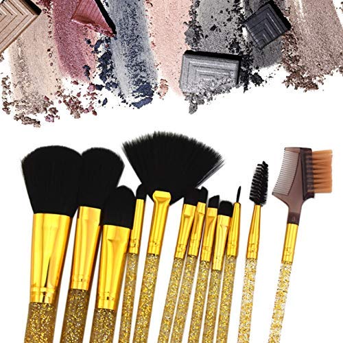 Professional Makeup Brush Set - MeeTo Cosmetic Foundation Face Blush Powder Brush | High-Quality Steel Handle Makeup Tools for Contouring & Blending (Multicolor) | Perfect for Everyday Makeup, Bridal Looks & Professional Makeup Artists