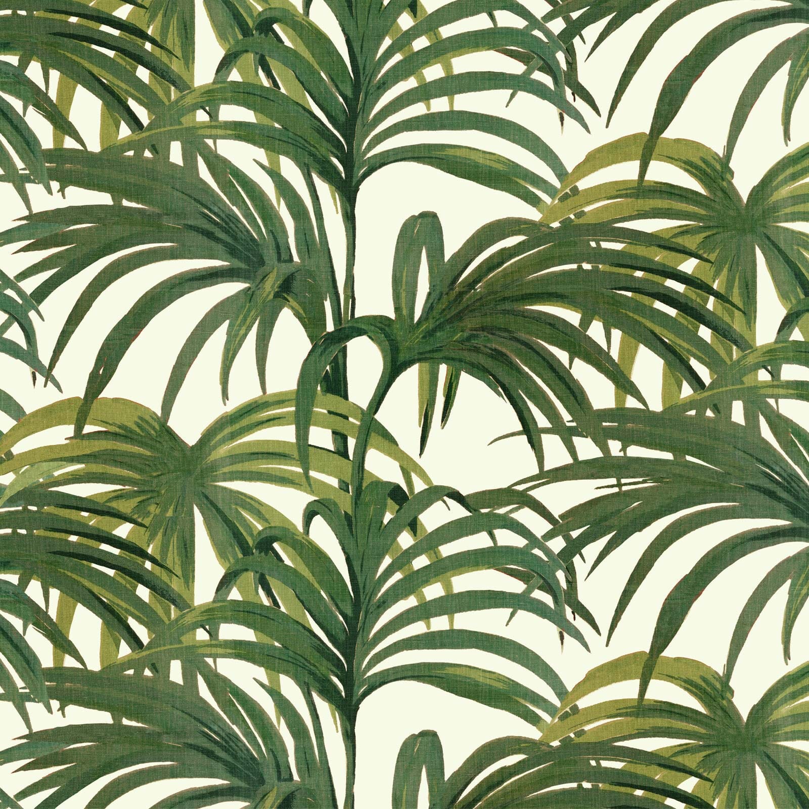 PALMERAL Peel and Stick Wallpaper - Off White & Green Botanical Design - Perfect for Bedroom, Living Room, and Home Office Decor