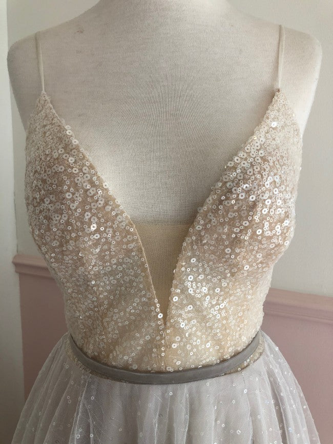 Willowby Hera Galaxy Gown - Elegant Starry Evening Dress for Prom, Wedding & Special Occasions