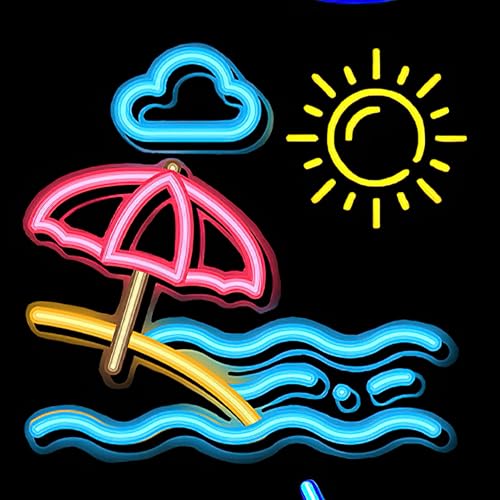 Neon Beer Flamingo