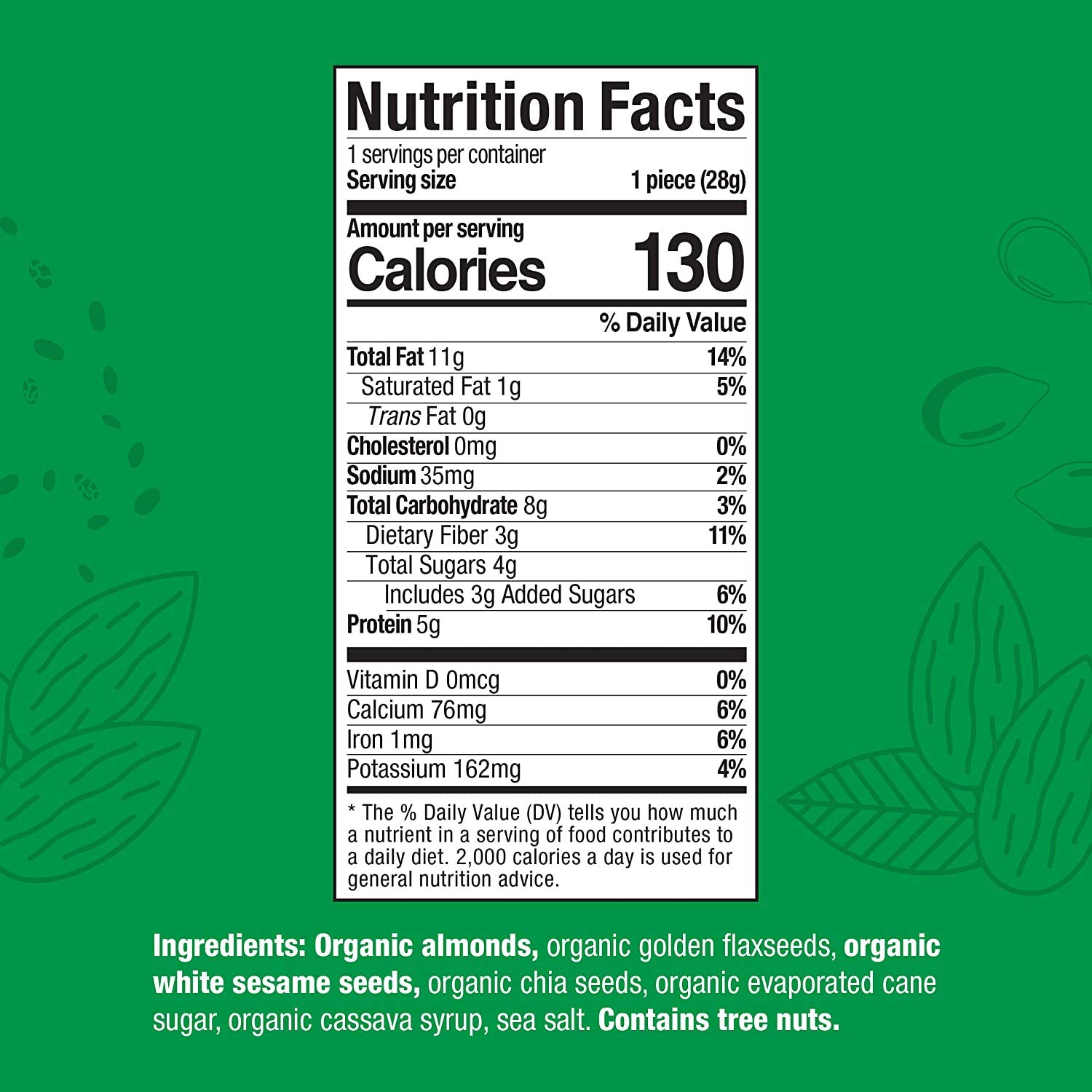 Organic SuperBites Vegan Snacks - Almond Flavor, 1 Oz Pack | Healthy Plant-Based Protein Snack for On-the-Go, Work, School & Travel | Gluten-Free, Non-GMO, Dairy-Free