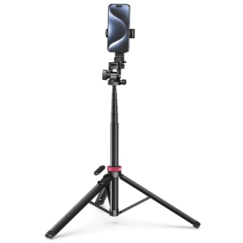 Ulanzi MT-78 Quick Release Tripod with Cold Shoe Mount - Lightweight Aluminum Travel Tripod for DSLR Camera, Smartphone & GoPro - Perfect for Vlogging, Photography & Outdoor Adventures