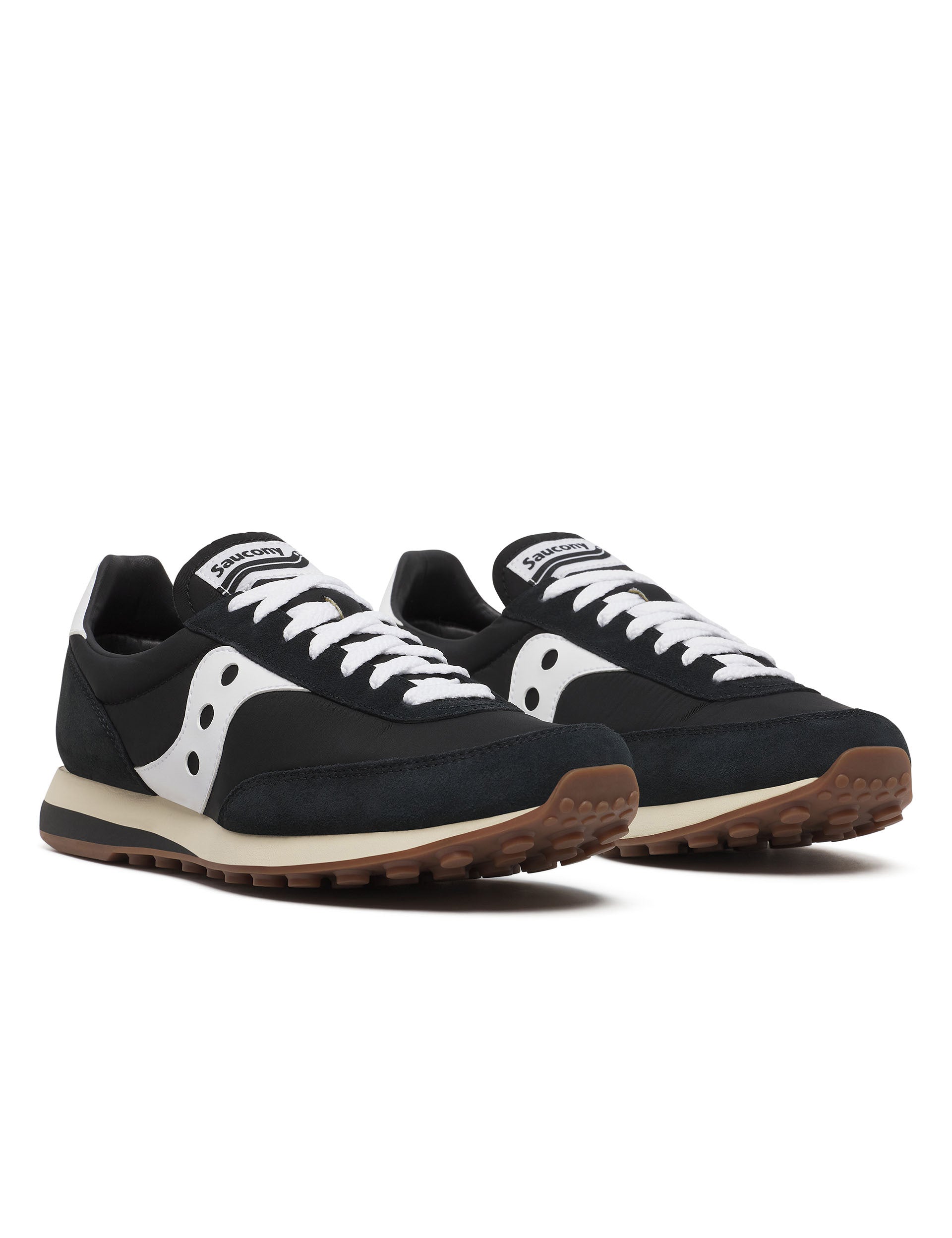 Men's Trainer 80 Running Shoes - Black/White - Lightweight & Comfortable for Jogging, Gym Workouts & Daily Wear