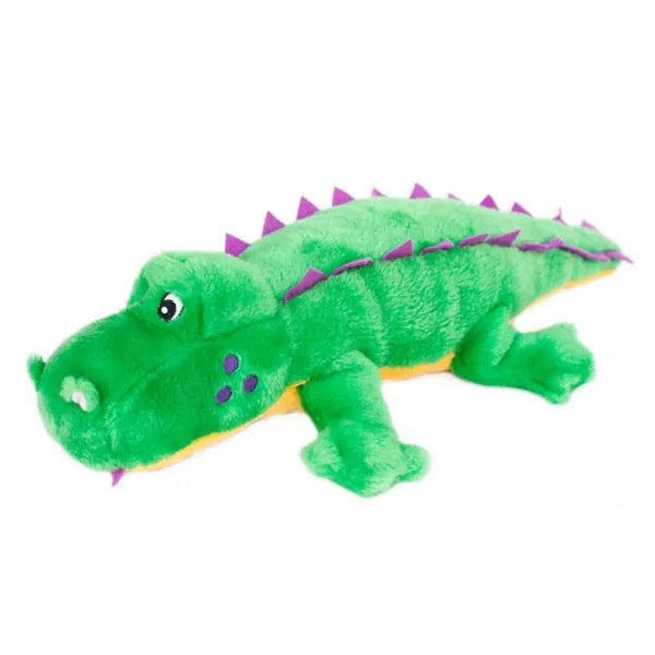 Grunterz Alvin the Alligator Plush Toy - Soft Stuffed Animal Alligator with Squeaker for Kids | Perfect for Cuddling, Gift Giving & Playtime Fun