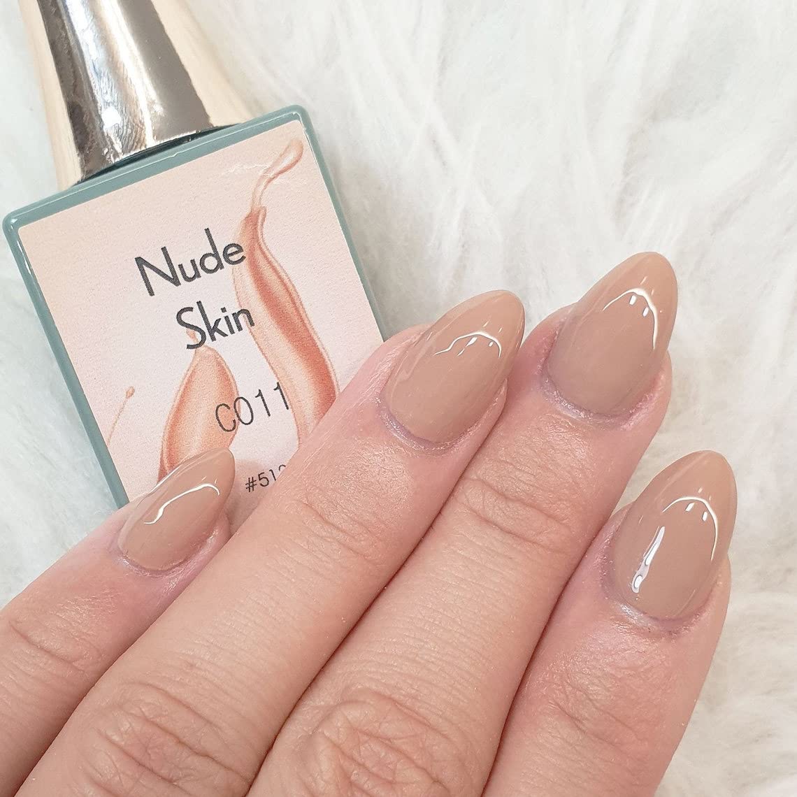 CANNI 16ml Gel Nail Polish - Nude Skin Series, Shining Color, Soak Off UV Gel Varnish, Requires UV Light to Cure (C011) - Perfect for Salon, Home Manicures & Nail Art Designs
