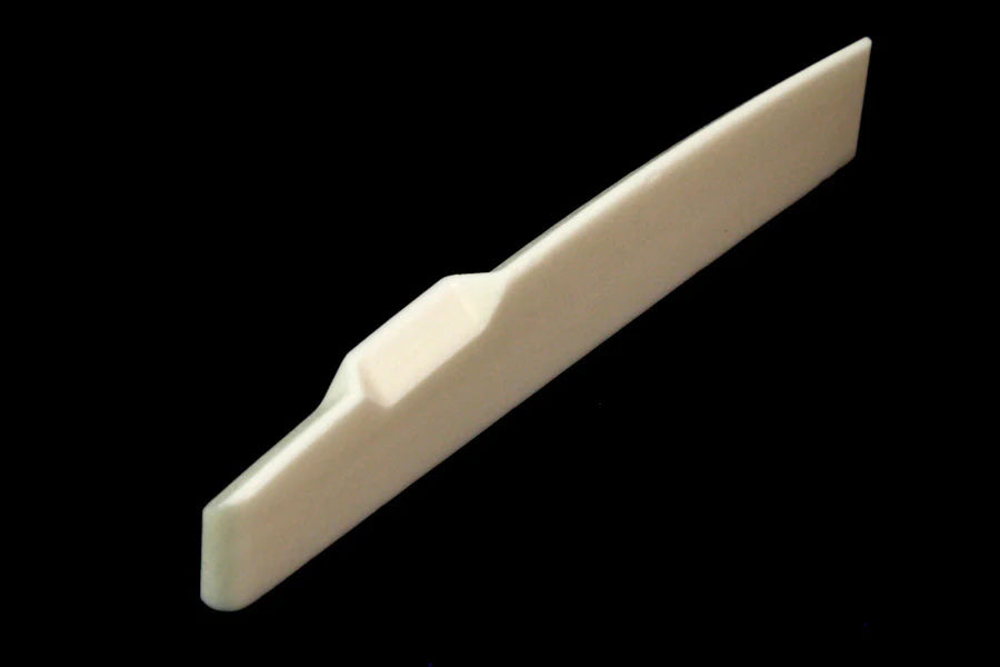 Allparts BS 0267 000 Compensated Bone Saddle for Gibson® Guitars - Perfect for Enhanced Tone & Intonation on Les Paul, SG & ES Models