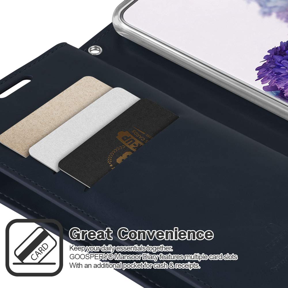 GOOSPERY Leather Wallet Case for Samsung Galaxy S20 Plus 6.7
