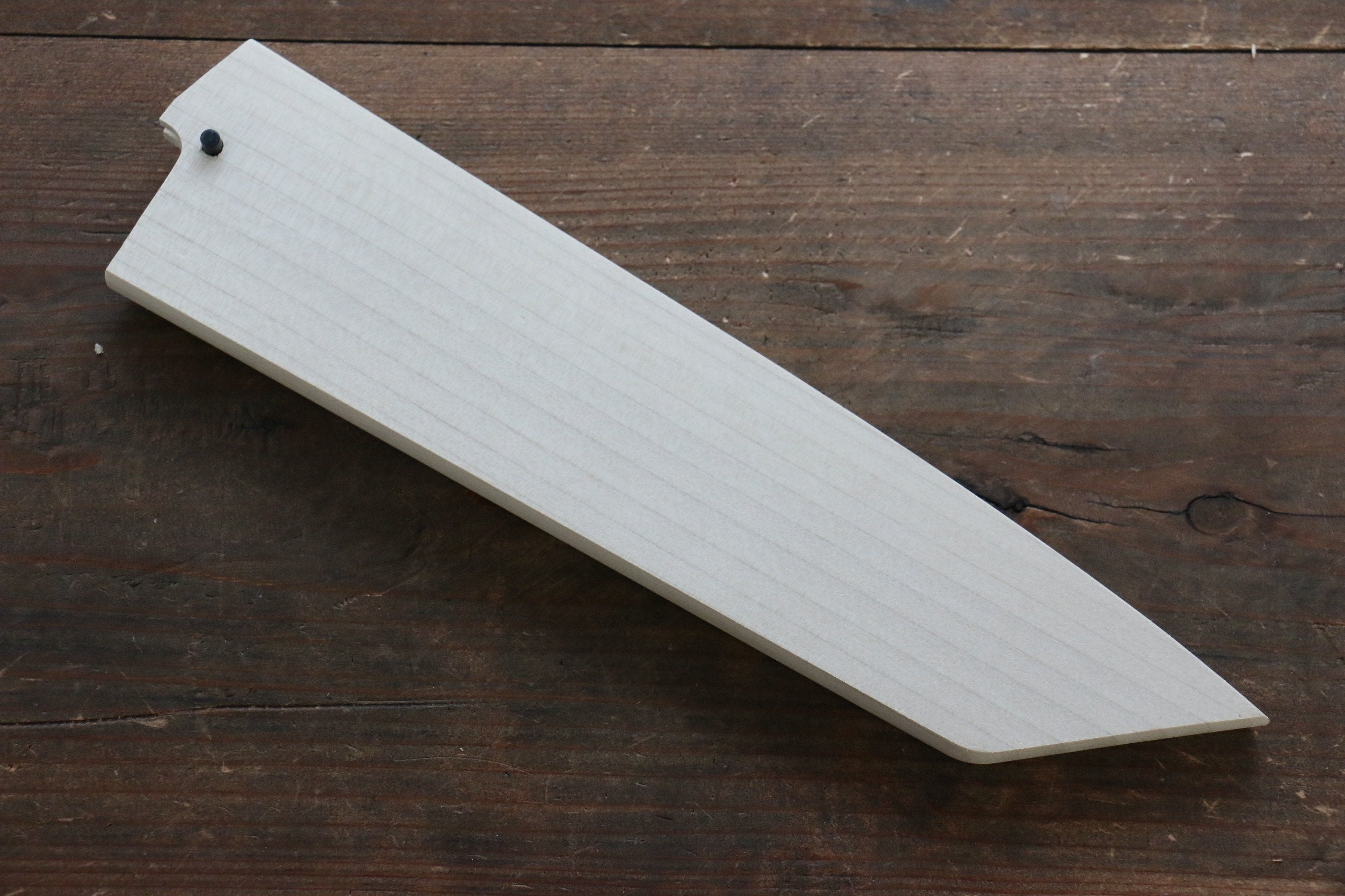 Premium Magnolia Saya Sheath for 190mm Kengata Gyuto Knife - Handcrafted Plywood Pin - Perfect for Japanese Kitchen Knives, Chef Gifts & Sushi Preparation