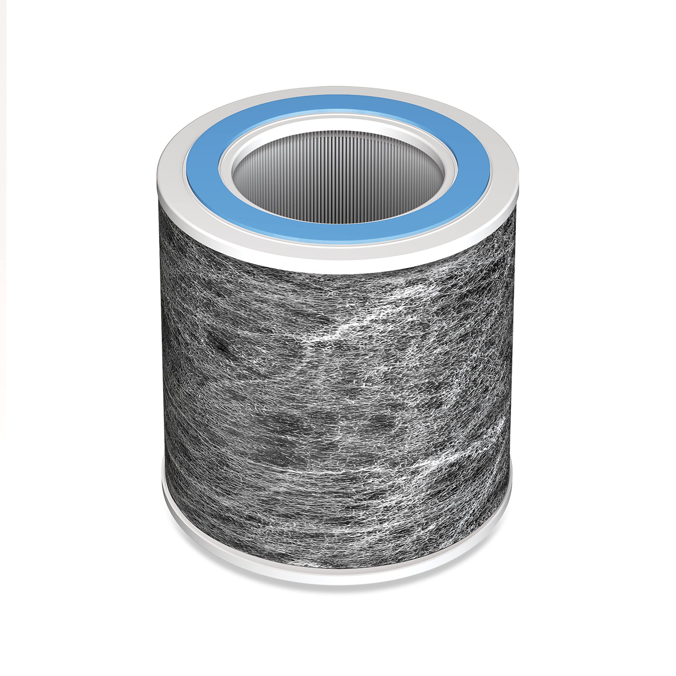 Shark HE1FKBASMB Replacement Air Purifier Filter - True HEPA with Anti-Allergen & Microban Technology - Compatible with Shark HP100 Series Air Purifiers (White, Large Size) - Ideal for Allergy Relief, Pet Dander Removal & Cleaner Indoor Air in Homes & Offices