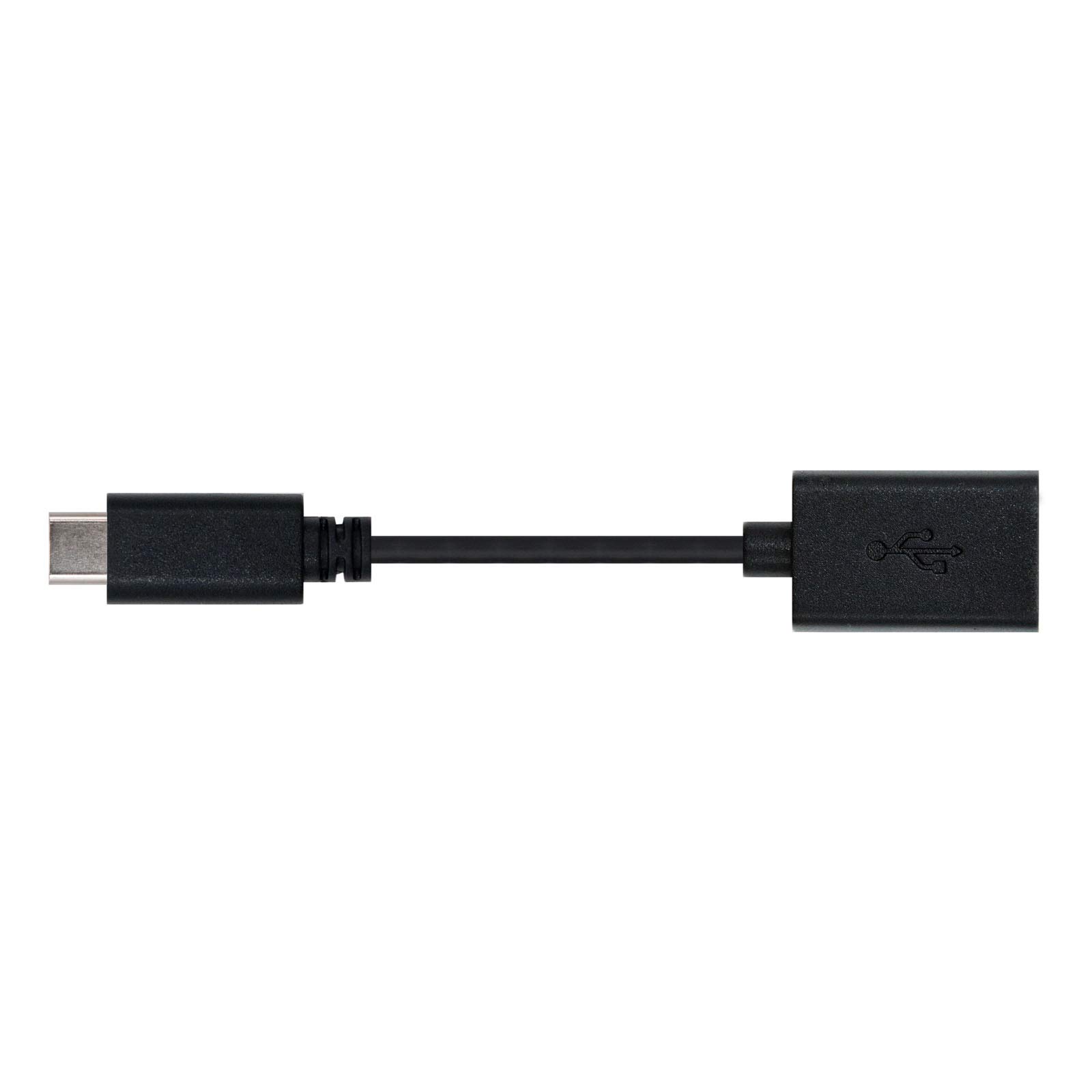 Premium NANOCABLE USB 2.0 A Male to Female Extension Cable (6 Inches/0.15m) - High Speed Data Transfer for Computers, Printers & Gaming Consoles - Durable Black Design for Home & Office Use