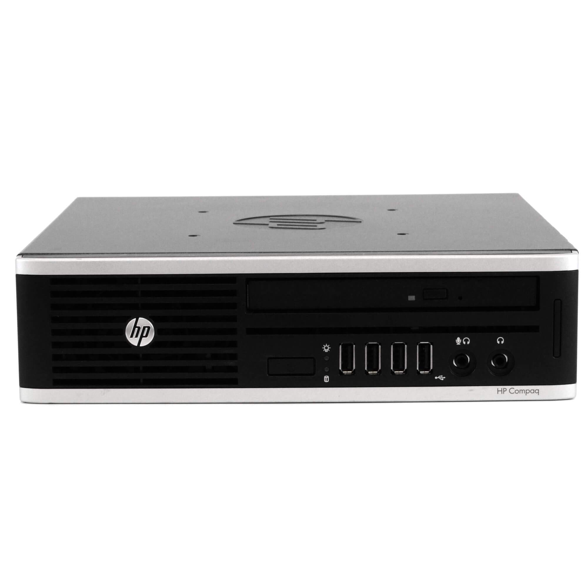 Renewed HP EliteDesk 8300 Ultra Small Business Desktop PC - Intel Core i5, 8GB RAM, 500GB HDD, Win 10 Pro | Includes 23.6