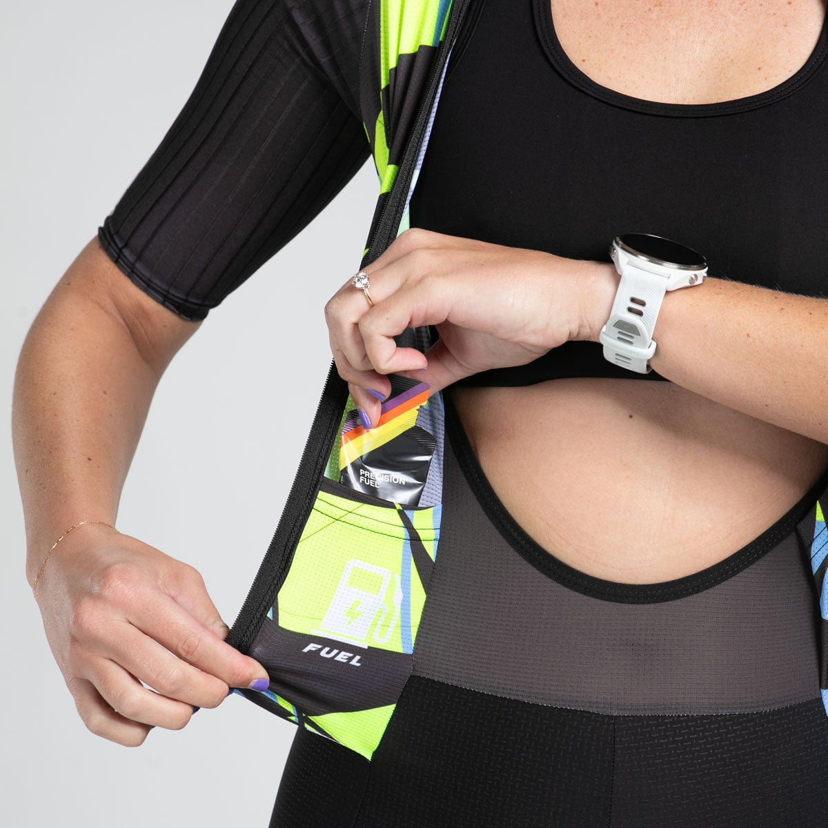 Women's Ultra Tri P1 Racesuit - High-Performance Triathlon Suit for Competitive Swimming, Cycling & Running | Perfect for Ironman Training & Triathlon Events