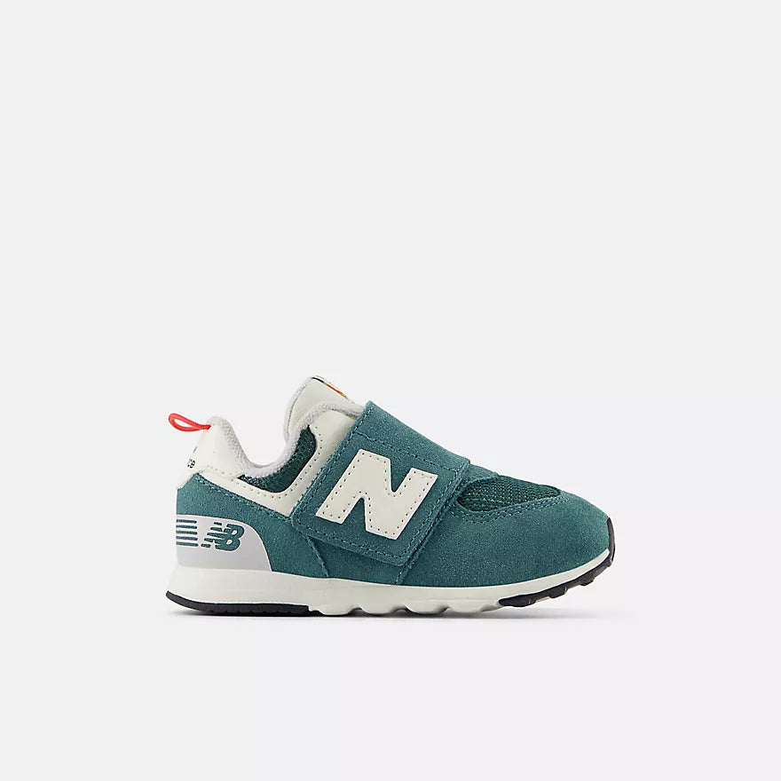 New Balance 574 Spruce Hook & Loop Toddler Sneakers - Lightweight & Comfortable for Kids' Daily Wear, Playtime & Outdoor Activities