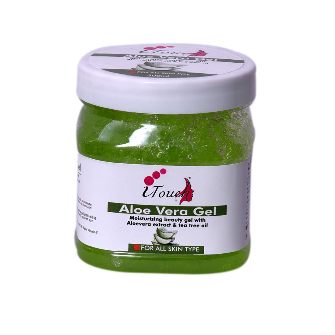 Organic Aloe Vera Gel 500ml - 100% Pure & Natural for Sunburn Relief, Skin Hydration & Hair Care - Perfect for After Sun Care, Daily Moisturizing & Scalp Treatment
