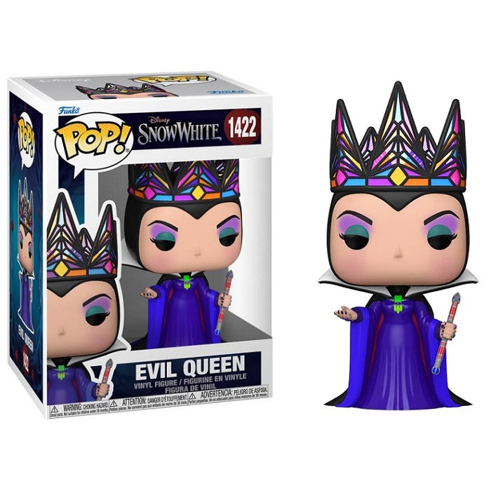 Disney Snow White Live Action Pop! Vinyl Figure - Evil Queen with Wand Collectible Toy #1422 | Perfect for Disney Fans, Movie Collectors, and Pop Culture Decor