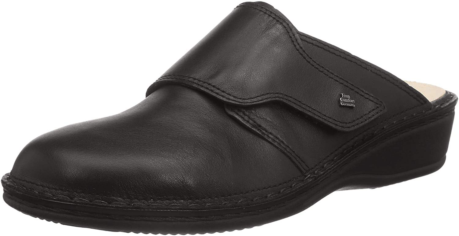 Finn Comfort Women's Clogs - Comfortable & Supportive Slip-On Shoes for Nurses, Teachers & Healthcare Workers - Perfect for All-Day Wear at Work or Home