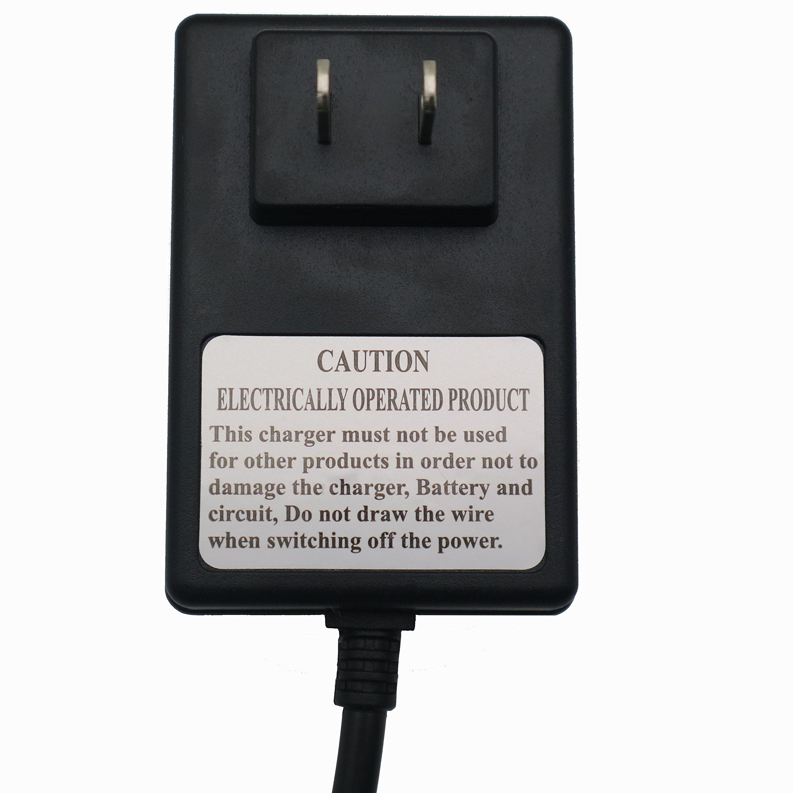 12V Kids Ride On Car Battery Charger - Replacement Power Adapter for Motion Trendz, Mega Trendz, Yamaha Raptor ATV & Disney FJ Cruiser Electric Toy Vehicles - Perfect for Outdoor Playtime & Indoor Charging