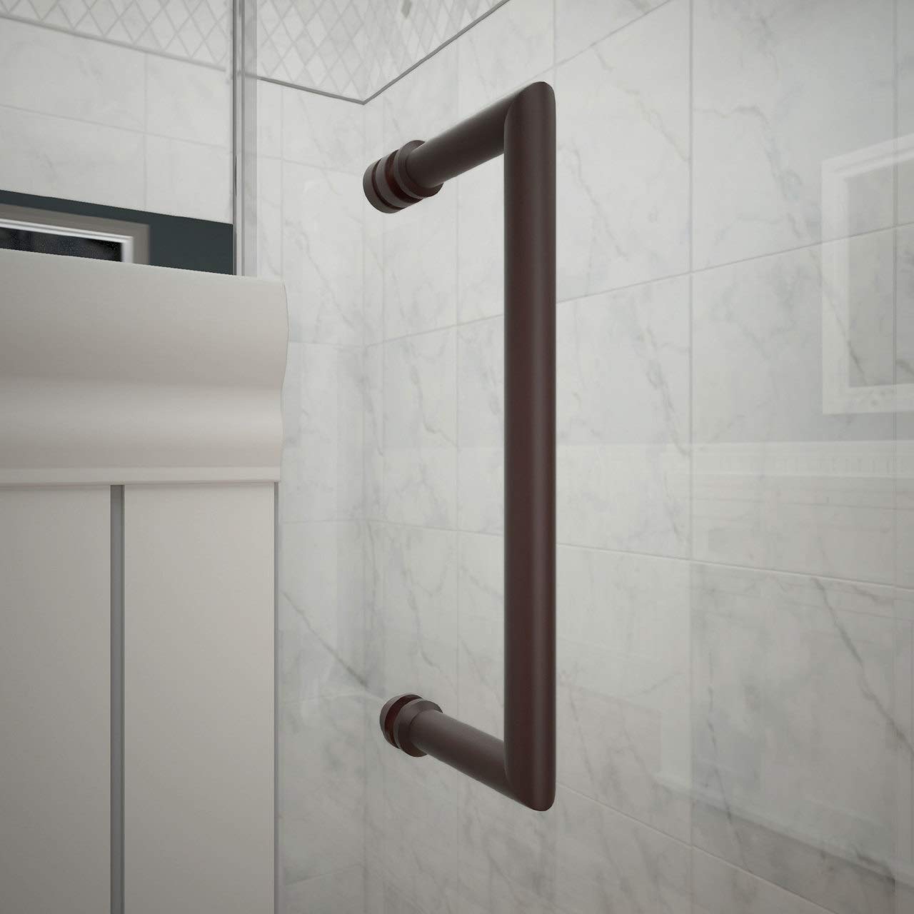 DreamLine Unidoor Plus Frameless Hinged Shower Door 48.5-49