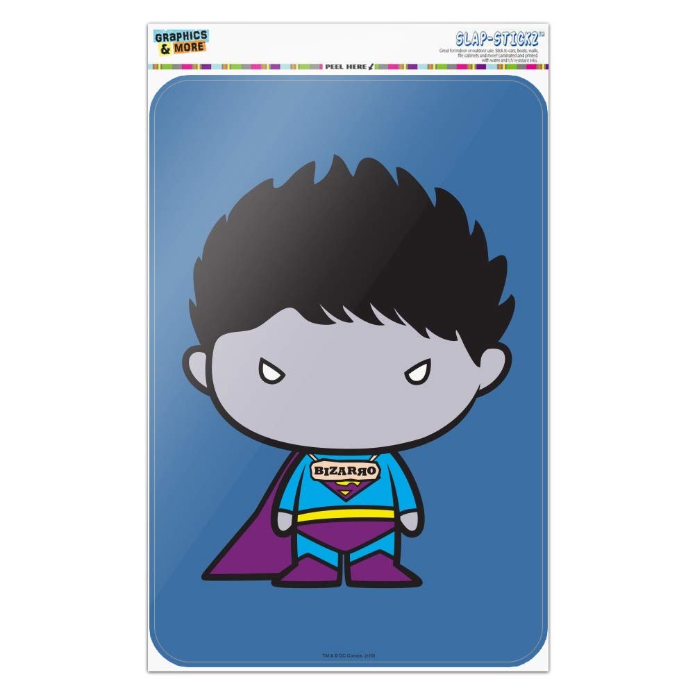 Superman Bizarro Cute Chibi Character Sign - Home & Office Decor for Superhero Fans - Perfect for Gifts, Wall Art, and Collectibles