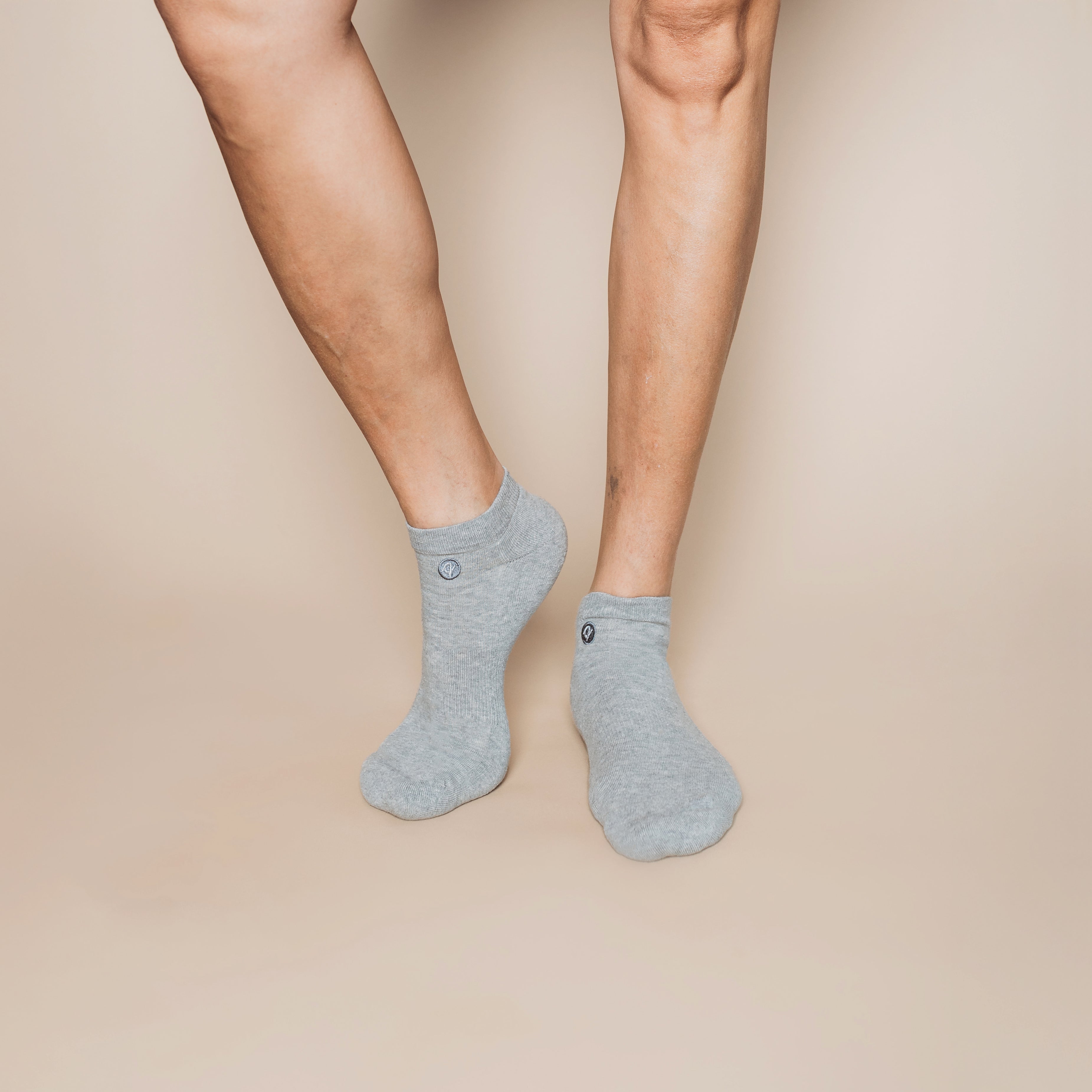 Organic Cotton Ankle Pacers - Midweight 97% Cotton Socks for Women & Men - Perfect for Running, Yoga & Everyday Comfort
